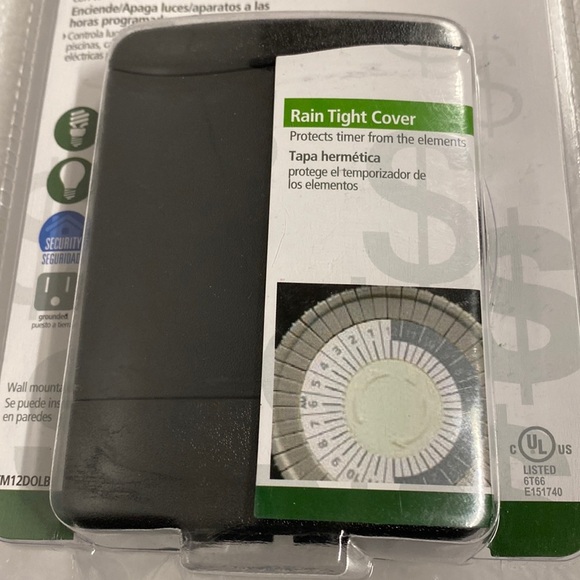 Westek 1-Outlet Outdoor Daily Timer. Grounded outlet, Rain tight solid cover. - Picture 3 of 5